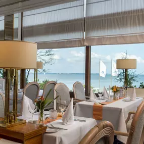 Seeterrassen-Restaurant mit Ostseeblick im Maritim Seehotel Timmendorfer Strand