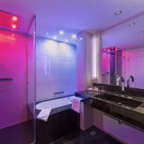 Badezimmer in der Suite