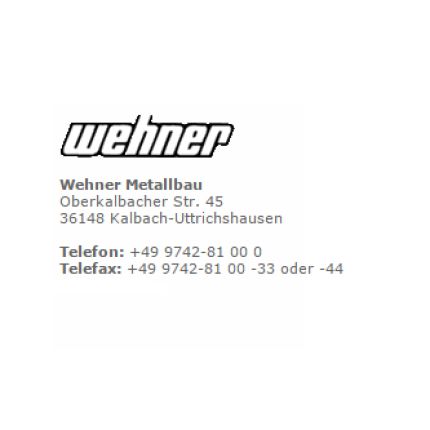 Logo van Wehner Motors GmbH und Co. KG