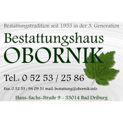 Logo da Bestattungen Obornik e.K.