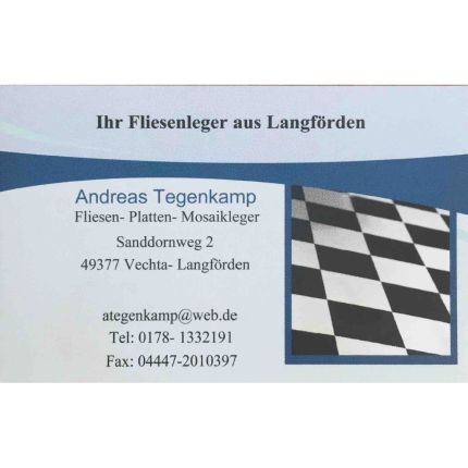 Logo van Andreas Tegenkamp - Fliesen·Platten·Badsanierung