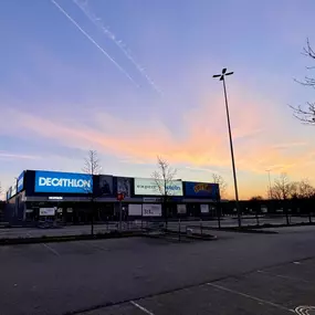 Decathlon Wallau Aussenansicht Februar 2025