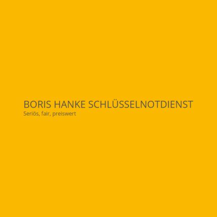Logo fra Schlüsselnotdienst Boris Hanke