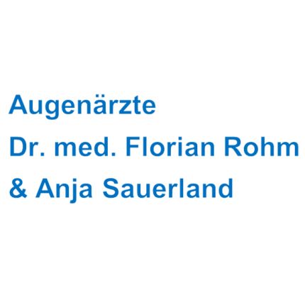 Logo van Dr. med. Florian Rohm u. Anja Sauerland, Augenärzte