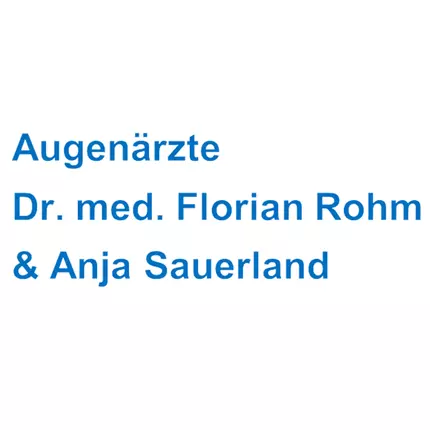 Logo od Dr. med. Florian Rohm u. Anja Sauerland, Augenärzte