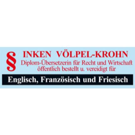 Logo van Inken Völpel-Krohn Dipl. Übers. jur. vereid. u. öffentl. best.
