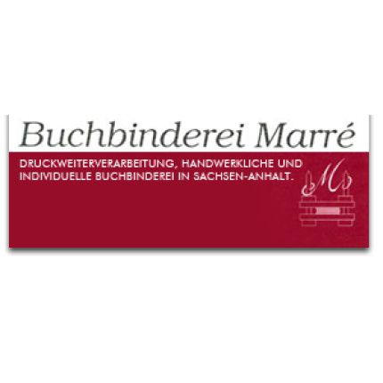 Logotyp från Buchbinderei Marré