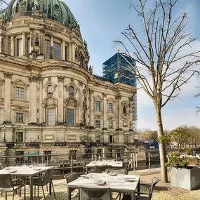 Balaustine Restaurant terrace view