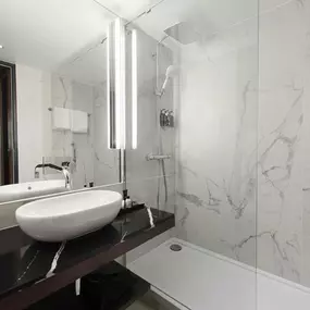 Bathroom with rain shower