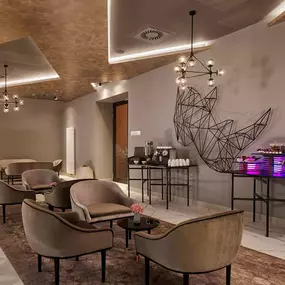Conference lobby