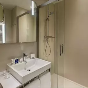 Bathroom Superior room atrium view