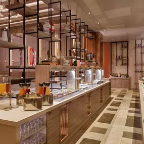 Travertine Room Buffet Area