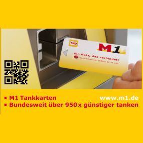 Mit der M1 Tankkarte tanken Firmen und Privatkunden immer günstig, bundesweit an über 950 Tankstellen.