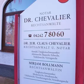 Bild von Rechtsanwälte / Notar  Dr. Chevalier Fachanwalt für Erbrecht