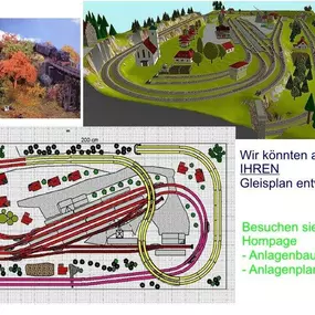 Bild von Modellbahnanlagenbau und Gleisplanung  Höber