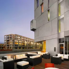 Restaurant terrace
