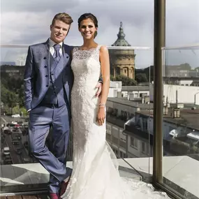 Bridal couple / roof terrace