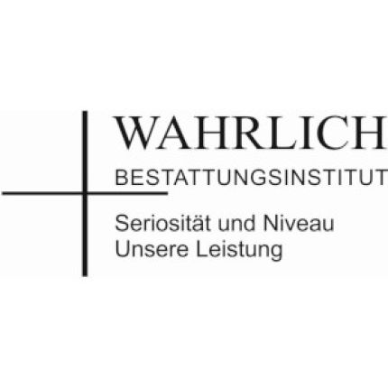 Logo von Wahrlich Bestattungsinstitut Inh. Christine Wahrlich