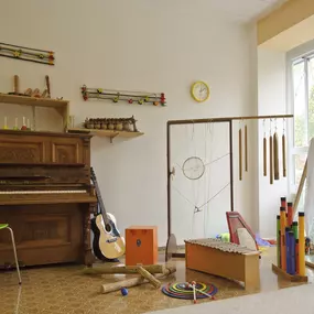 Raumansicht, FRÖBEL-Kindergarten Fröbelspatzen in Berlin; © 2022 FRÖBEL e.V. Alle Rechte vorbehalten