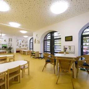 Innenansicht, FRÖBEL-Kindergarten Sonne, Mond und Sterne in Berlin-Buch, © 2022 FRÖBEL e.V. Alle Rechte vorbehalten