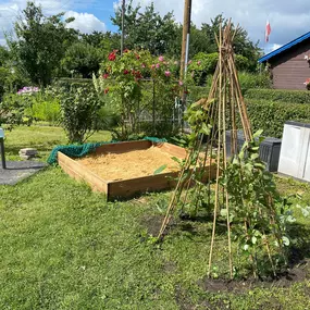 Unsere Kita in Wandsbek: Schrebergarten des FRÖBEL-Kindergartens Wandsbek Quarree, © FRÖBEL e.V. Alle Rechte vorbehalten