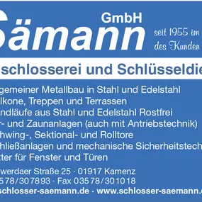 Bild von Sämann GmbH Bauschlosserei und Schlüsseldienst