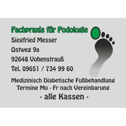 Logo de Fachpraxis für Podologie Siegfried Messer