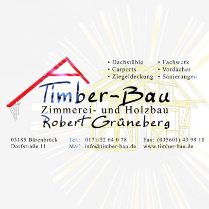 Λογότυπο από Timber-Bau Zimmerei und Holzbau Robert Grüneberg