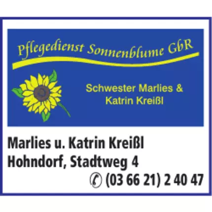 Logo fra Ihr mobiler Pflegedienst Sonnenblume GbR