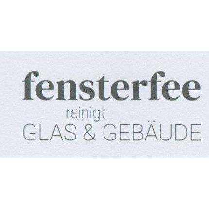 Logotipo de fensterfee reinigt Glas und Gebäude