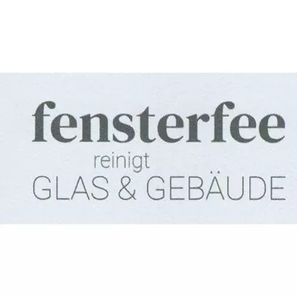 Logo fra fensterfee reinigt Glas und Gebäude