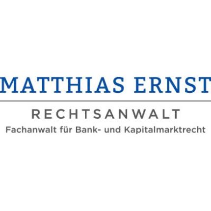 Logo od Rechtsanwalt Matthias Ernst Fachanwalt für Bank- und Kapitalmarktrecht