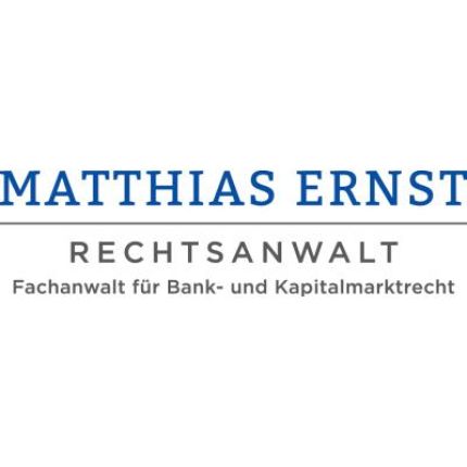 Logo van Rechtsanwalt Matthias Ernst Fachanwalt für Bank- und Kapitalmarktrecht