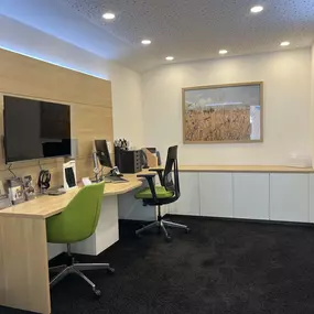 Innenaufnahme vom Hörstudio von GEERS