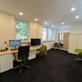 Innenaufnahme vom Hörstudio von GEERS