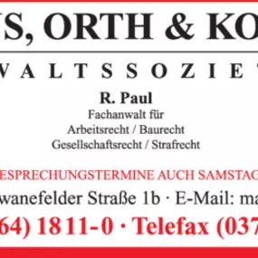 Bild von Dr. Jürgen Martens, Klaus G. Orth Anwaltssozietät