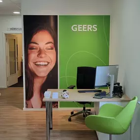 Innenaufnahme vom Kassenbereich/Wartebereich von GEERS