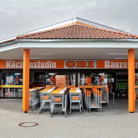 OBI Markt-Eingang Mühlhausen