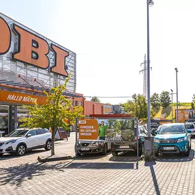 OBI Parkplatz Mayen