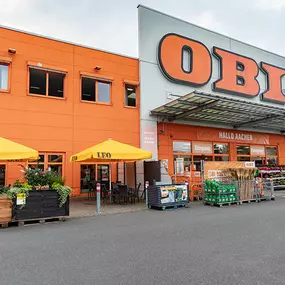 OBI Markt-Eingang Aachen Debyestraße