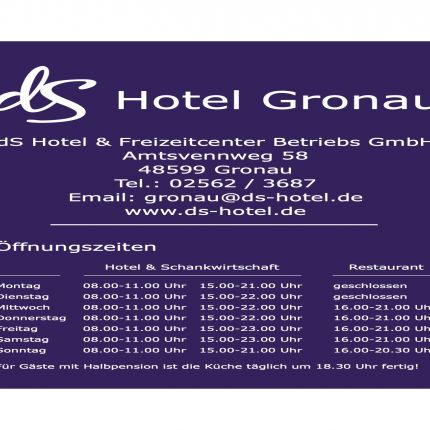 Logo fra dS Hotel Gronau / Restaurant