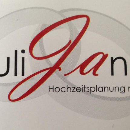 Logo von JuliJane-Hochzeitsplanung mit Herz