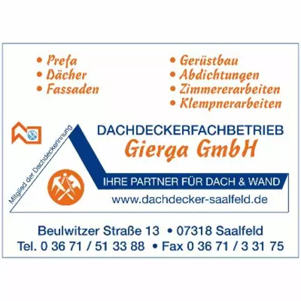 Logo od Dachdeckerfachbetrieb Gierga GmbH