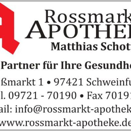 Logotyp från Rossmarkt Apotheke Matthias Schott e.K.