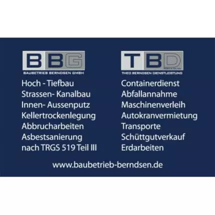 Logo van TBD Theo Berndsen Dienstleistungen