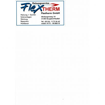 Logo von Heizungsservice Flextherm GmbH