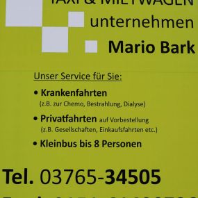 Bild von Taxi und Mietwagenunternehmen Mario Bark