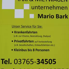 Bild von Taxi und Mietwagenunternehmen Mario Bark