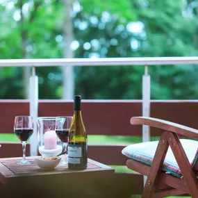 Zimmer mit Balkon