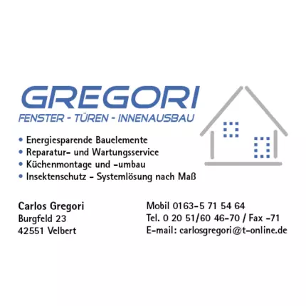 Logotyp från GREGORI Fenster-Türen - Innenausbau